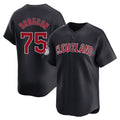 C.Guardians #75 Connor Brogdon Player Navy Limited Home Game Hdoa Stitched Jerseys