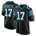 C.Panthers #17 Xavier Legette Player Black Game Hdoa Stitched Jerseys