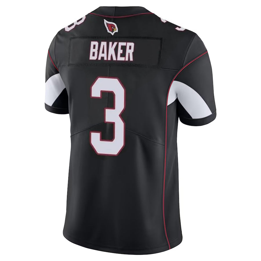 A.Cardinals #3 Budda Baker Player Black Vapor Limited Home Game Hdoa Stitched Jerseys