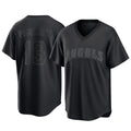 LA.Angels #13 Drew Pomeranz Player Black Pitch Fashion T-shirt Hdoa Stitched Jerseys