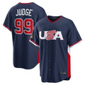NY.Yankees #99 Aaron Judge Player Navy USA 2026 World Classic Limited Game Hdoa Stitched Jerseys