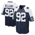 D.Cowboys #92 Quinnen Williams Player Navy-White Alternate Home Game Hdoa Stitched Jerseys