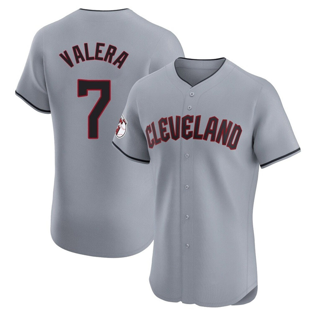 C.Guardians #7 George Valera Player Gray Road Limited Elite Home Hdoa Stitched Jerseys