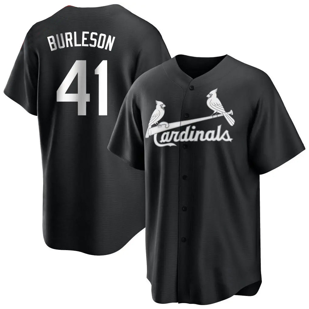 St. Louis Cardinals #41 Alec Burleson Player Black City Connect Home Limited Hdoa Stitched Jerseys