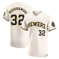 M.Brewers #32 Jacob Misiorowski Player Cream Home Limited Elite Hdoa Stitched Jerseys