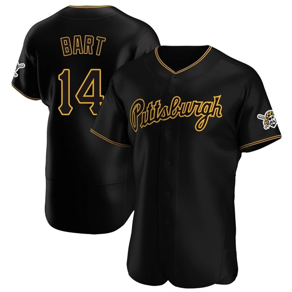 P.Pirates #14 Joey Bart Player Black Home Limited Elite Hdoa Stitched Jerseys