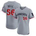 M.Twins #56 Josh Bell Player Gray Home Limited Elite Hdoa Stitched Jerseys