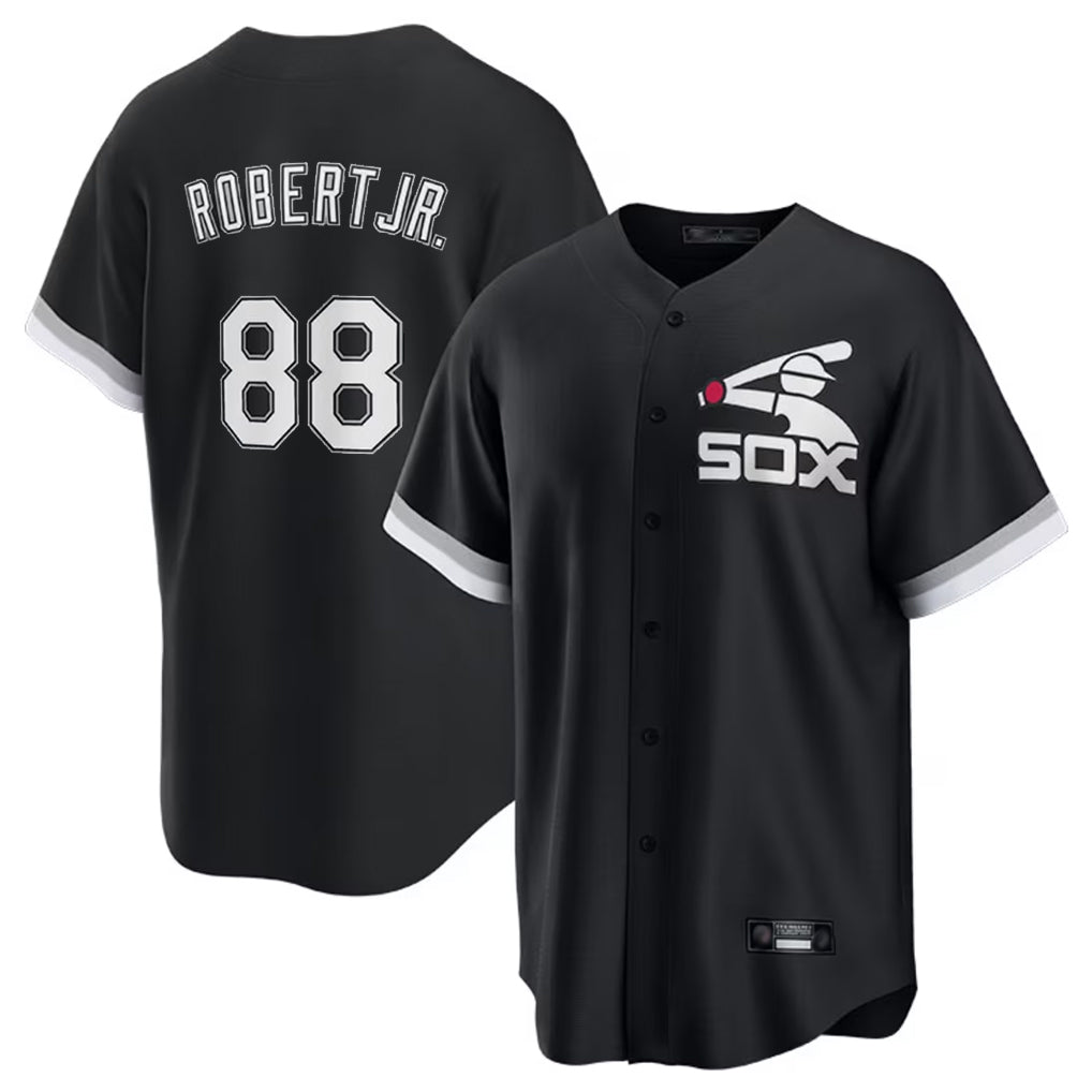 C.White Sox #88 Luis Robert Jr Player Black Spring Training Game Hdoa Stitched Jerseys