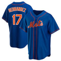 NY.Mets #17 Keith Hernandez Player Royal Home Game Hdoa Stitched Jerseys