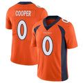 D.Broncos #0 Jonathon Cooper Player Orange Color Vapor Untouchable Limited Game Hdoa Stitched Jerseys