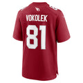 A.Cardinals #81 Travis Vokolek Player Cardinal Home Game Hdoa Stitched Jerseys