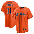 H.Astros #11 Cam Smith Player Orange Home Game Hdoa Stitched Jerseys