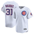 C.Cubs #31 Greg Maddux Player White Limited Home Game Hdoa Stitched Jerseys