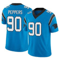 C.Panthers #90 Julius Peppers Player Blue Vapor F.U.S.E. Limited Home Game Hdoa Stitched Jerseys