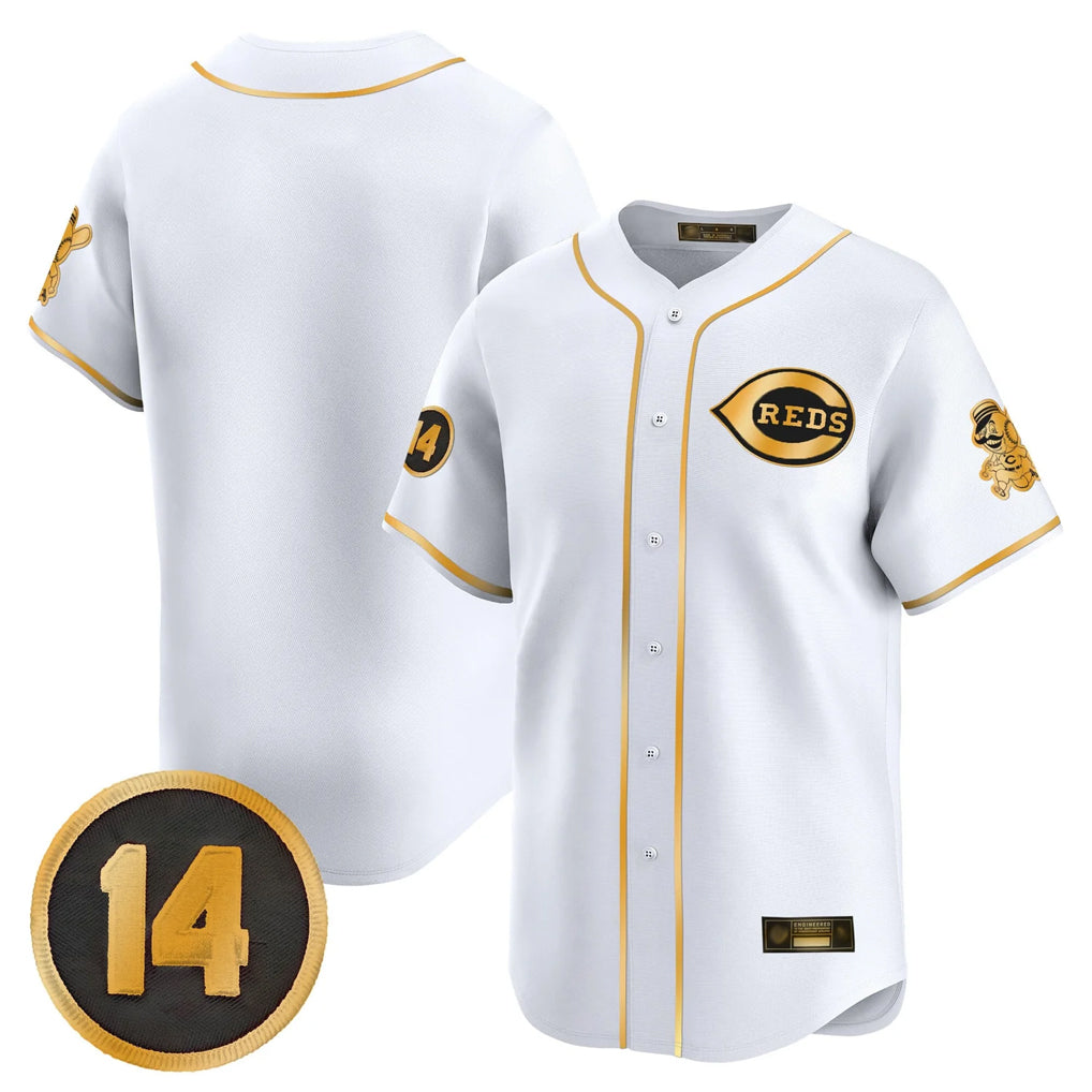 C.Reds ## Red Blank Player White-Gold Vapor Premier Limited Home Hdoa Stitched Jerseys