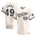 M.Twins #49 Pablo Lopez Player Cream Home Limited Hdoa Stitched Jerseys
