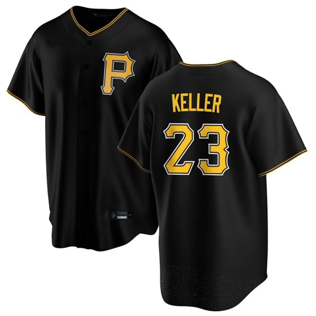 P.Pirates #23 Mitch Keller Player Black Home Game Hdoa Stitched Jerseys