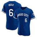 KC.Royals #6 Jonathan India Player Royal Limited Elite Home Hdoa Stitched Jerseys