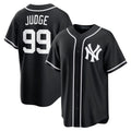 NY.Yankees #99 Aaron Judge Player Black Out Game Hdoa Stitched Jerseys