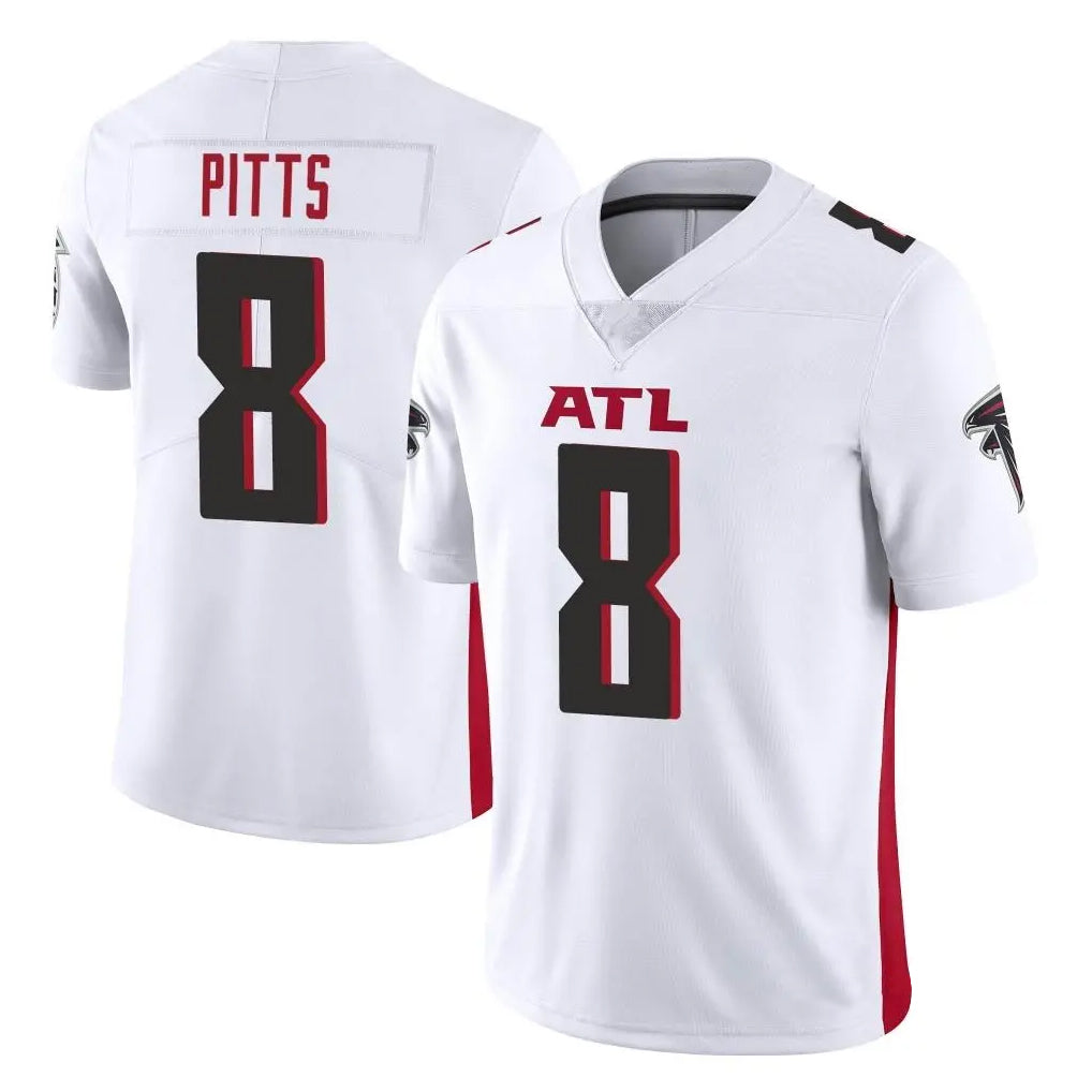 A.Falcons #8 Kyle Pitts Sr. Player White Vapor Untouchable Limited Home Game Hdoa Stitched Jerseys