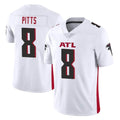 A.Falcons #8 Kyle Pitts Sr. Player White Vapor Untouchable Limited Home Game Hdoa Stitched Jerseys