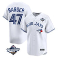 T.Blue Jays #47 Addison Barger Player White 2025 World Series Limited Hdoa Stitched Jerseys