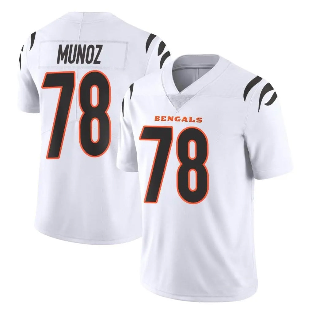 C.Bengals #78 Anthony Munoz Player White Vapor Untouchable Limited Home Game Hdoa Stitched Jerseys
