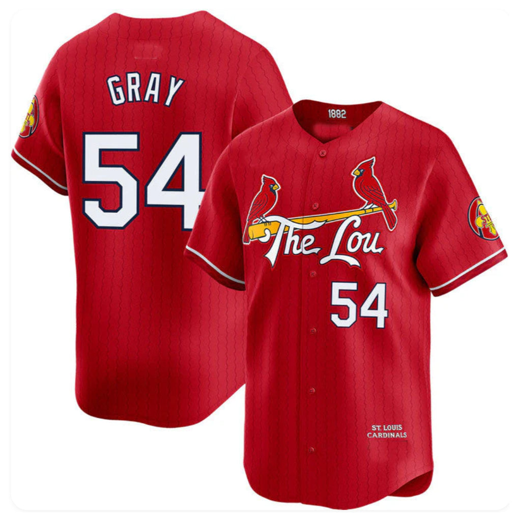 St. Louis Cardinals #54 Sonny Gray Player Red City Connect Limited Hdoa Stitched Jerseys