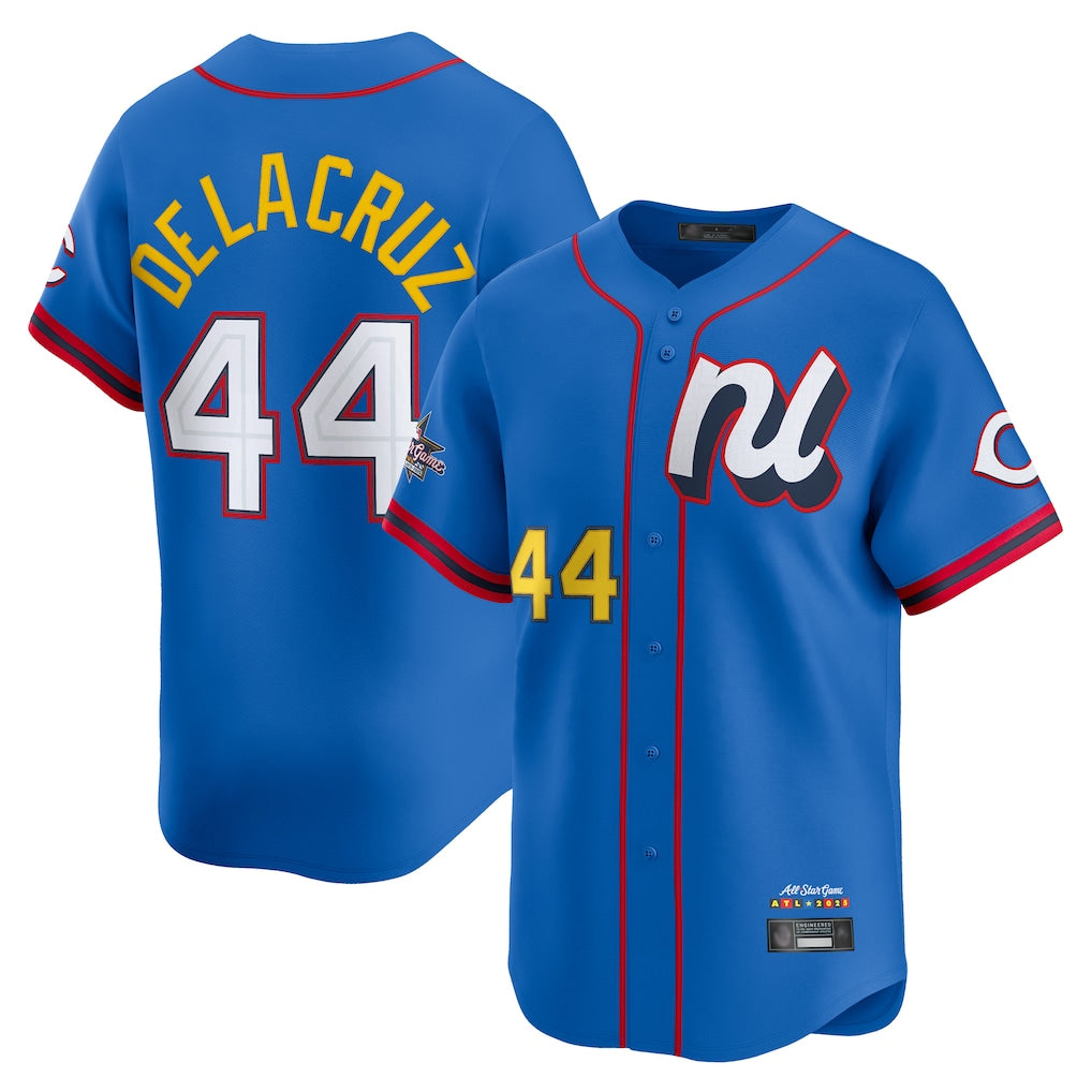 C.Reds #44 Elly De La Cruz Player Blue National League All-Star Edition Limited Hdoa Stitched Jerseys