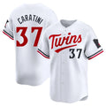 M.Twins #37 Victor Caratini Player White Home Limited Hdoa Stitched Jerseys