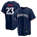 M.Twins #23 Royce Lewis Player Navy Replica Alternate Home Hdoa Stitched Jerseys