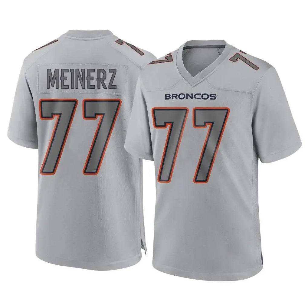D.Broncos #77 Quinn Meinerz Player Gray Atmosphere Fashion Limited Game Hdoa Stitched Jerseys