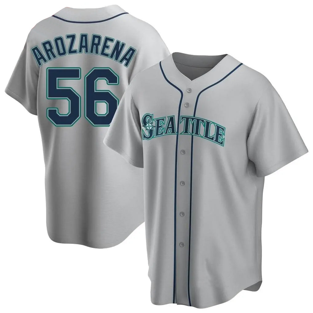 S.Mariners #56 Randy Arozarena Player Gray Home Game Hdoa Stitched Jerseys