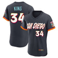 S.Diego Padres #34 Michael King Player Obsidian 2026 City Connect Home Limited Elite T-shirt Hdoa Stitched Jerseys