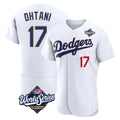 LA.Dodgers #17 Shohei Ohtani Player Gold White World Series 2026 Collection Stadium Limited Elite Hdoa Stitched Jerseys