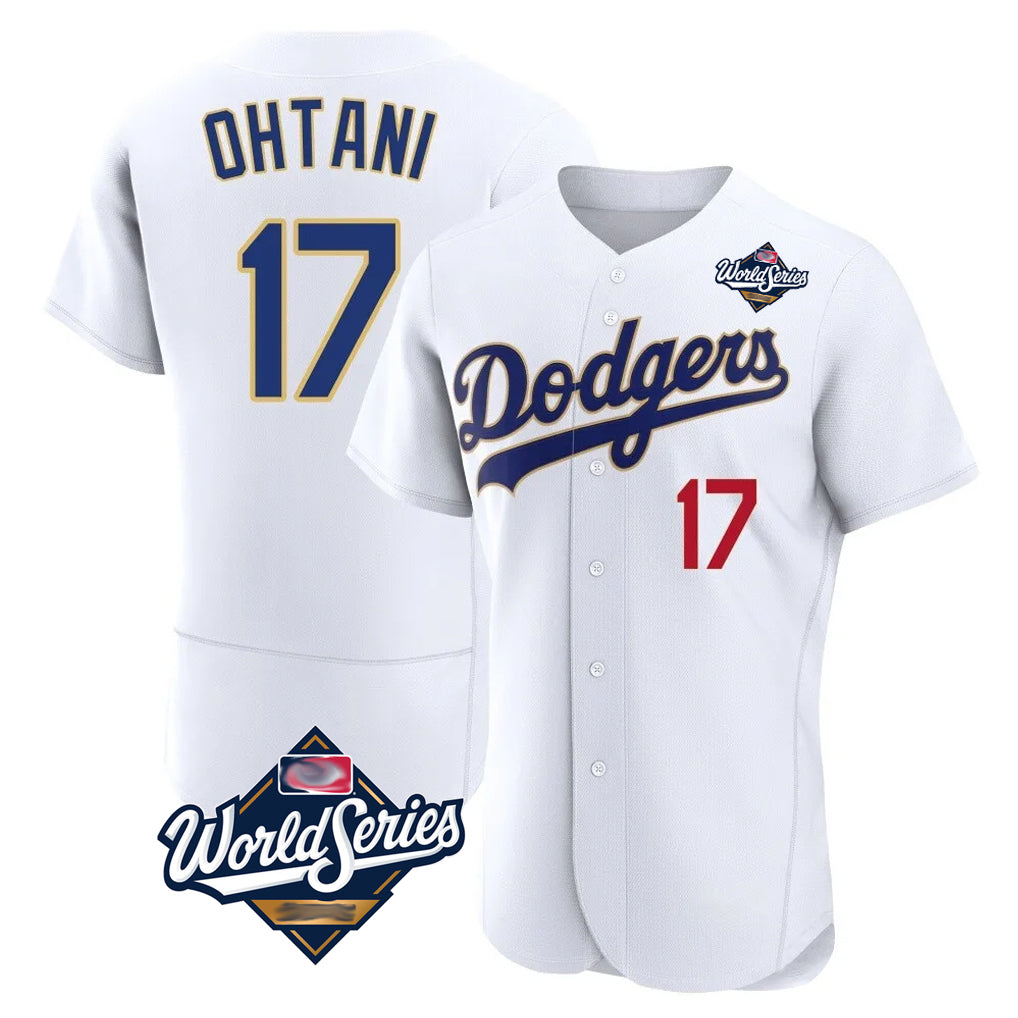 LA.Dodgers #17 Shohei Ohtani Player Gold White World Series 2026 Collection Stadium Limited Elite Hdoa Stitched Jerseys