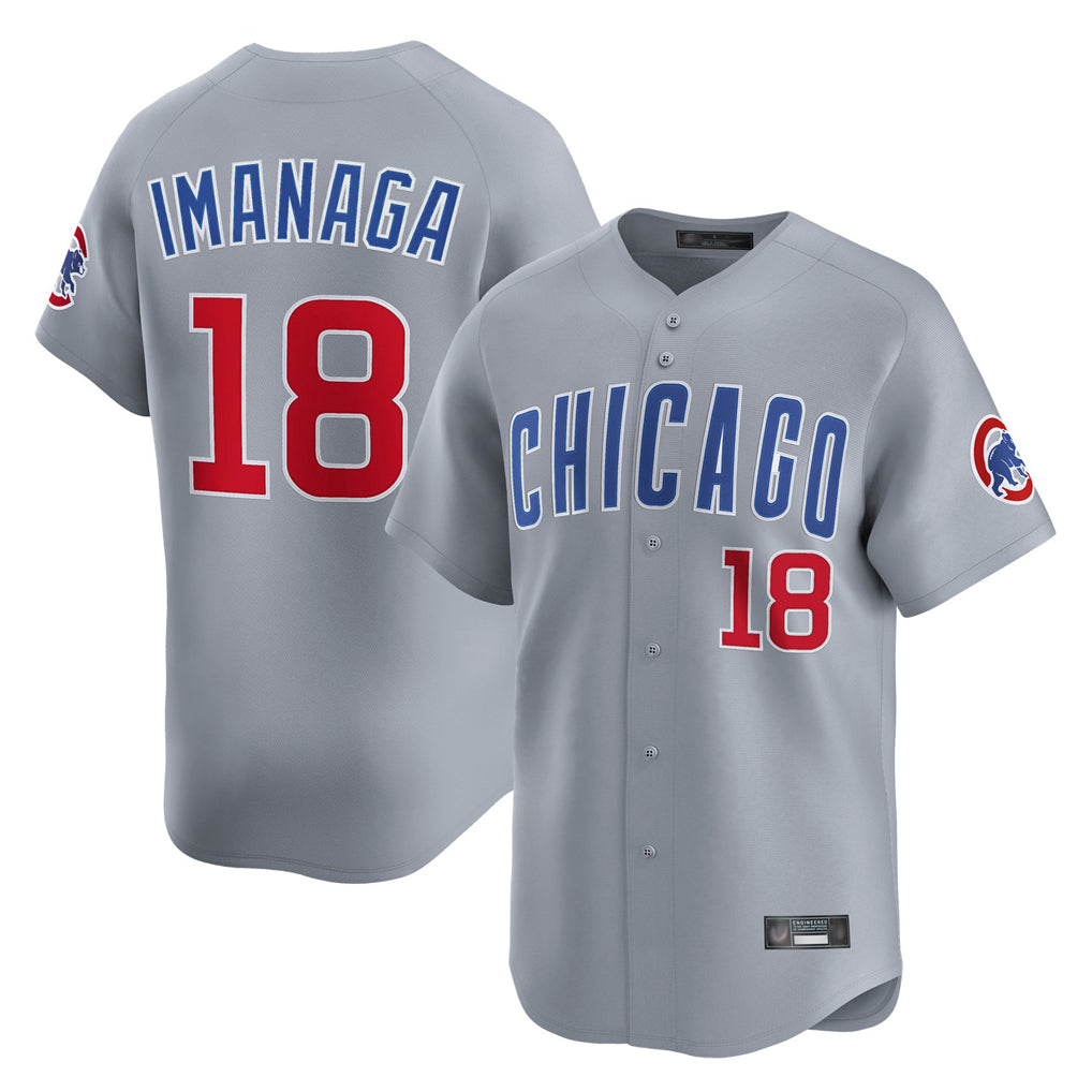 C.Cubs #18 Shota Imanaga Player Gray Road Limited Home Hdoa Stitched Jerseys