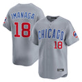 C.Cubs #18 Shota Imanaga Player Gray Road Limited Home Hdoa Stitched Jerseys