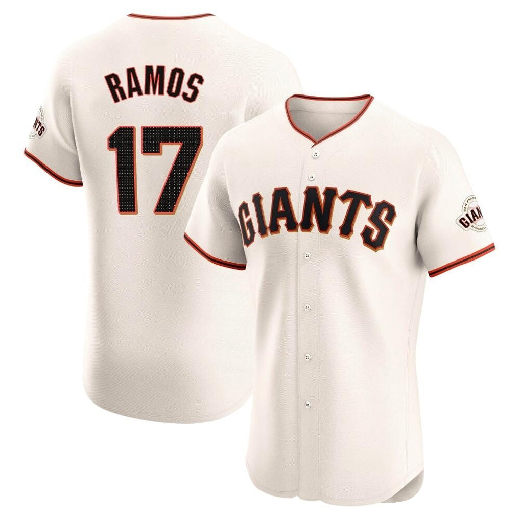 SF.Giants #17 Heliot Ramos Player Cream Home Limited Elite Hdoa Stitched Jerseys