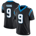 C.Panthers #9 Bryce Young Player Black Vapor F.U.S.E. Limited Home Game Hdoa Stitched Jerseys