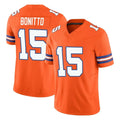 D.Broncos #15 Nik Bonitto Player Orange Limited Alternate Vapor F.U.S.E. Throwback Game Hdoa Stitched Jerseys