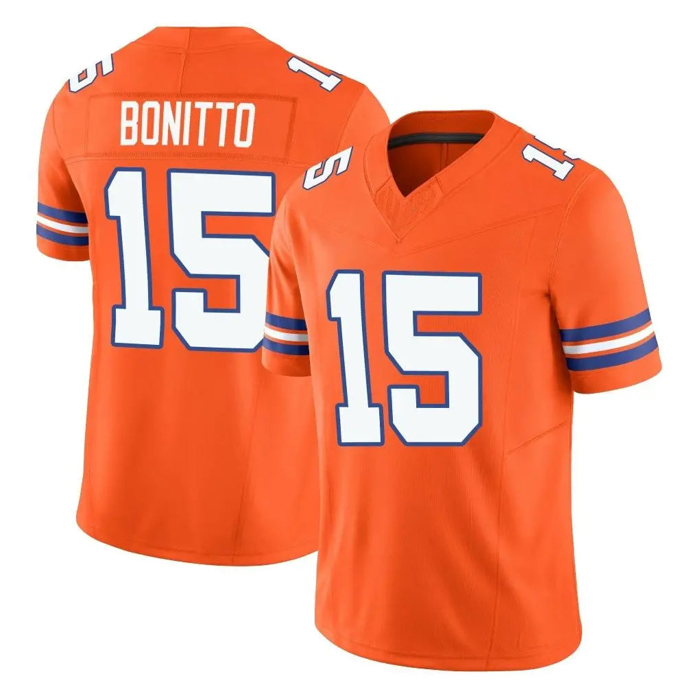 D.Broncos #15 Nik Bonitto Player Orange Limited Alternate Vapor F.U.S.E. Throwback Game Hdoa Stitched Jerseys