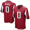 A.Falcons #0 Divine Deablo Player Red Color Vapor Home Game Hdoa Stitched Jerseys