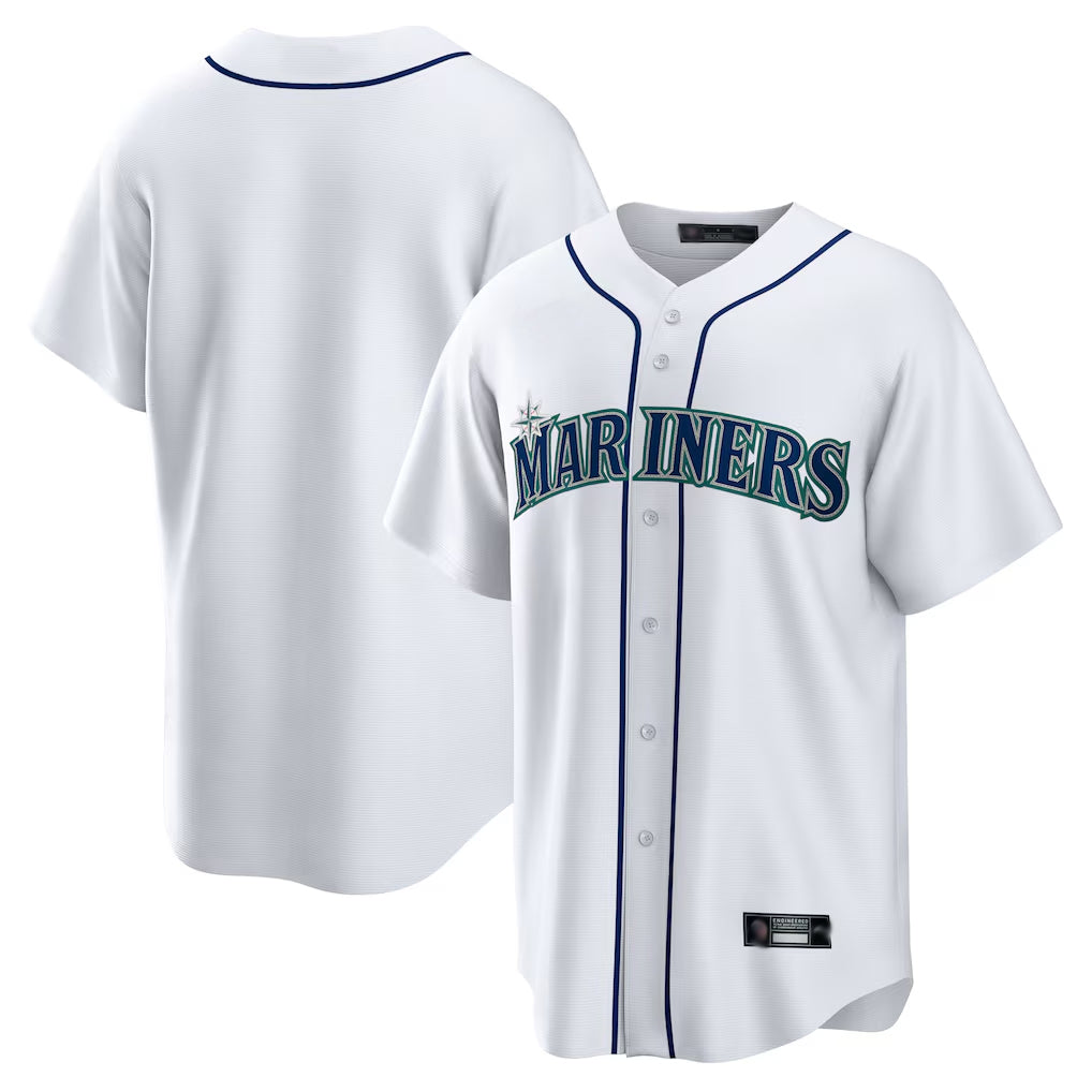 S.Mariners ## Mariners Blank Player White Home Game Hdoa Stitched Jerseys