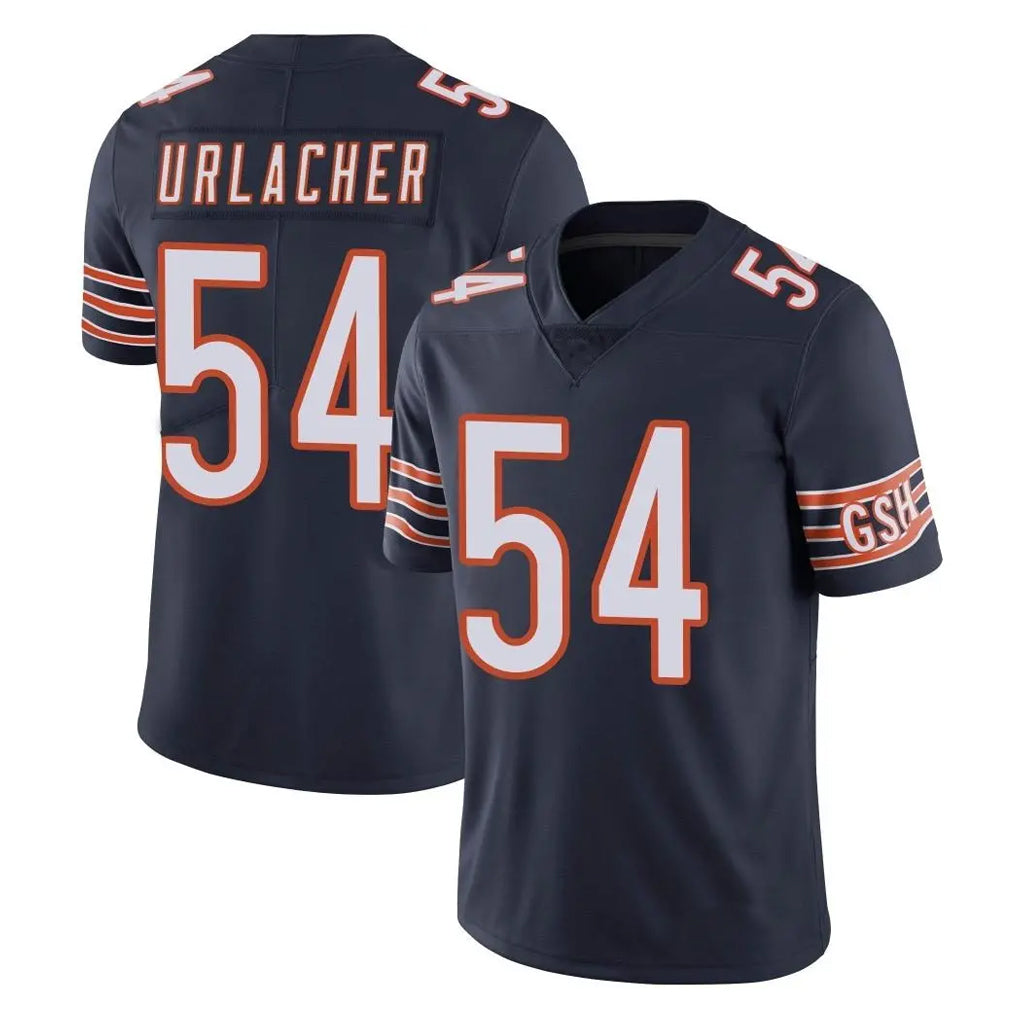 C.Bears #54 Brian Urlacher Player Navy Vapor Untouchable Limited Home Game Hdoa Stitched Jerseys