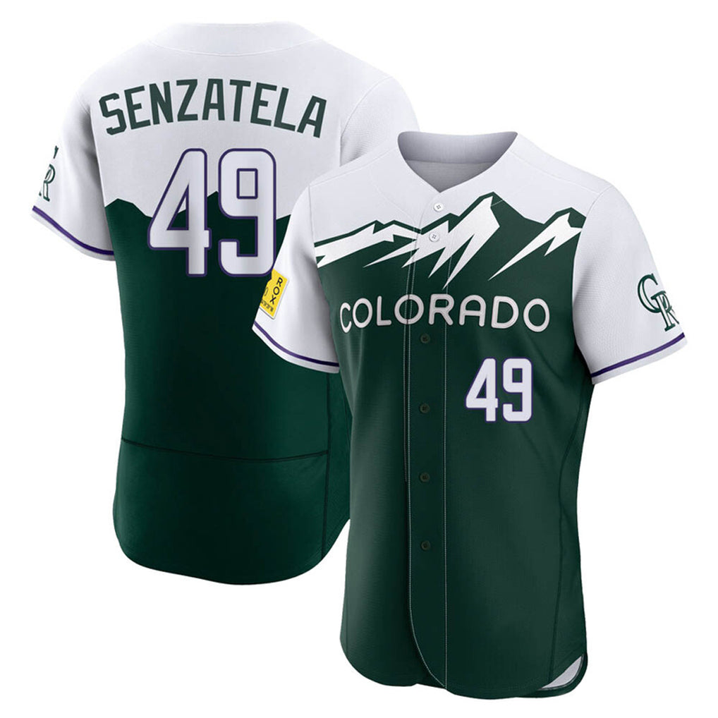 C.Rockies #49 Antonio Senzatela Player Green City Connect Limited Elite Home Hdoa Stitched Jerseys