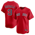 B.Red Sox #3 Ceddanne Rafaela Player Red Limited Home Game Hdoa Stitched Jerseys