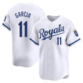 KC.Royals #11 Maikel Garcia Player White Alt Limited Home Hdoa Stitched Jerseys