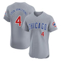 C.Cubs #4 Pete Crow-Armstrong Player Gray Road Limited Elite Home Hdoa Stitched Jerseys