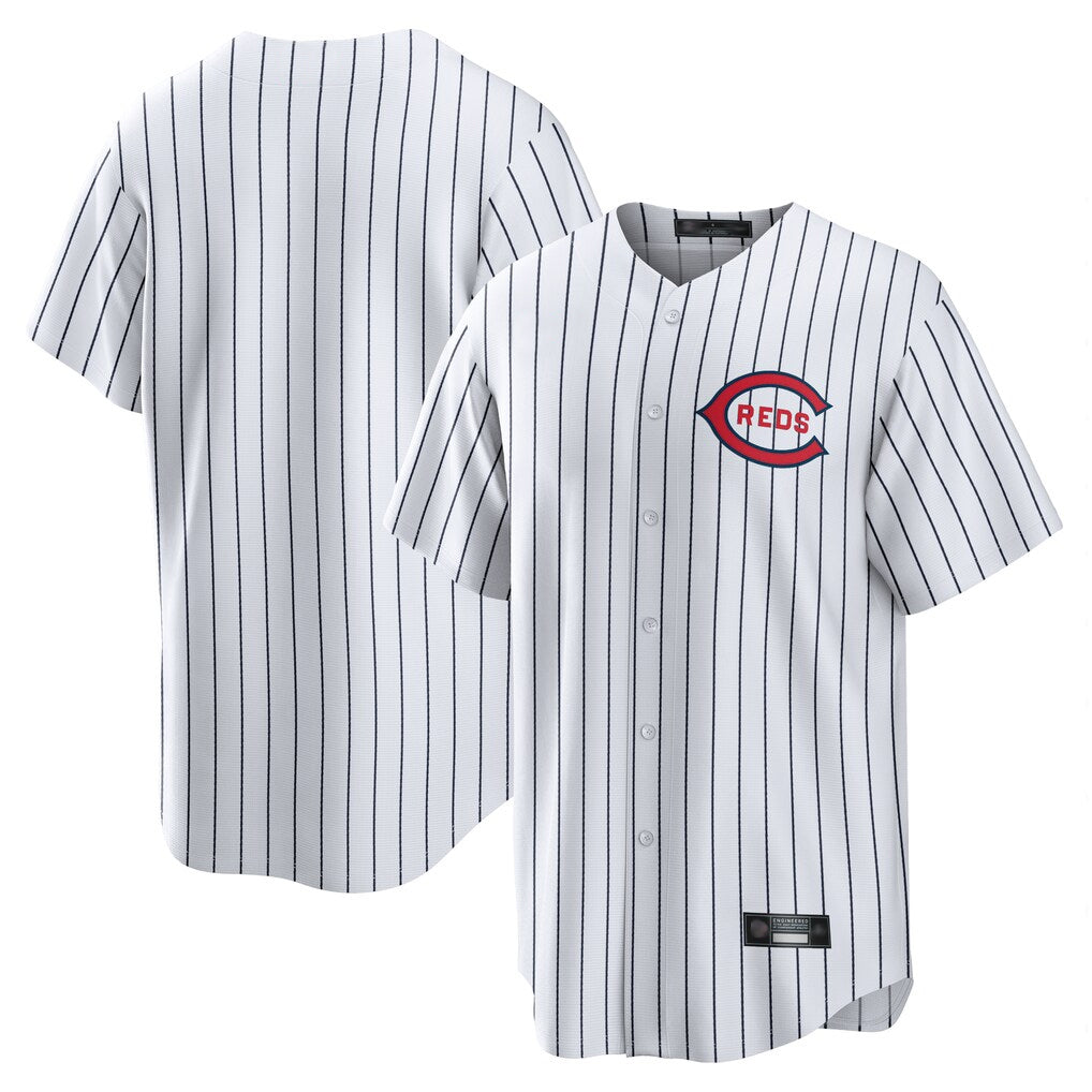 C.Reds ## Red Blank Player White Stripe Field of Dreams Game Home Hdoa Stitched Jerseys